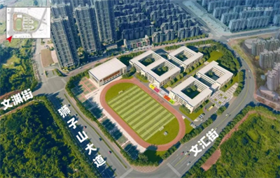 学校规划,建筑设计方案调整,阁皂山大道位于红谷滩区九龙湖的狮子山