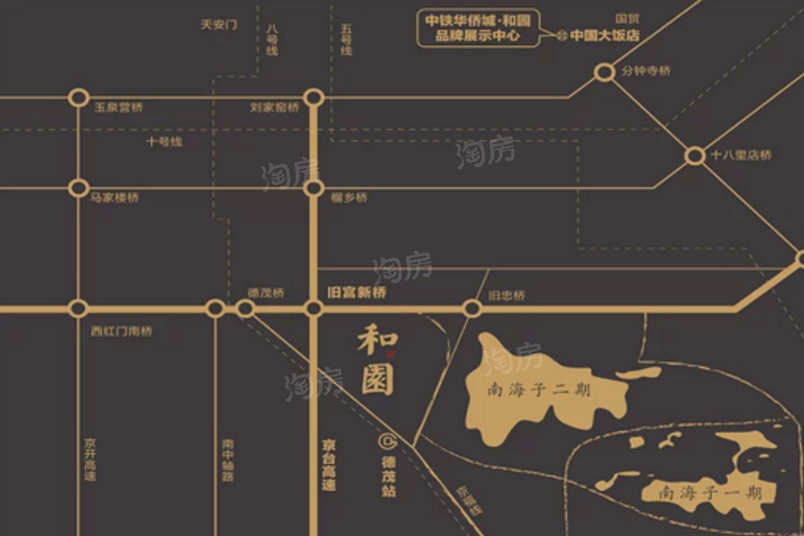 中铁华侨城和园位置图