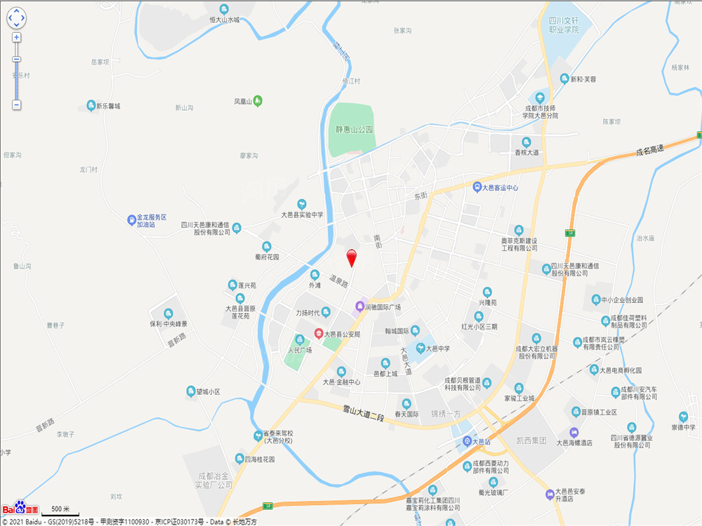 德信中鑫海邑城大院位置图