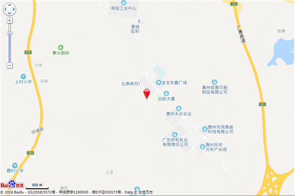 中惠·玥园位置图