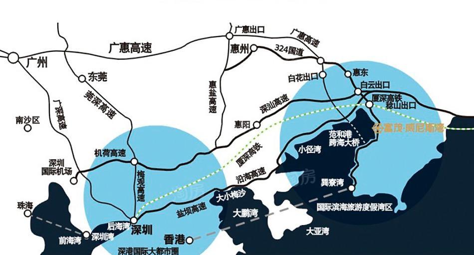 惠州富力湾位置图