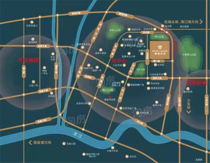 融泰首府位置图