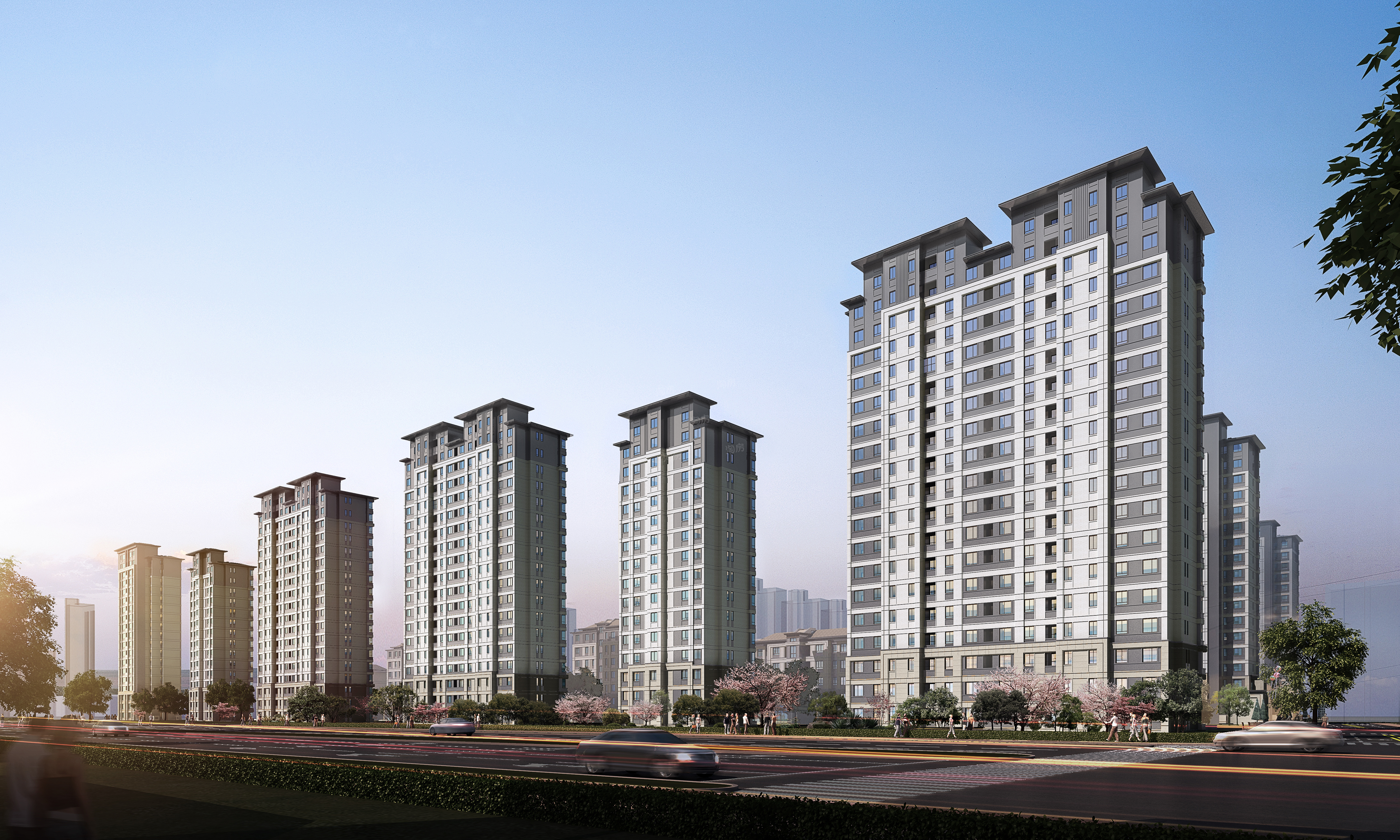 万科正定文化村效果图