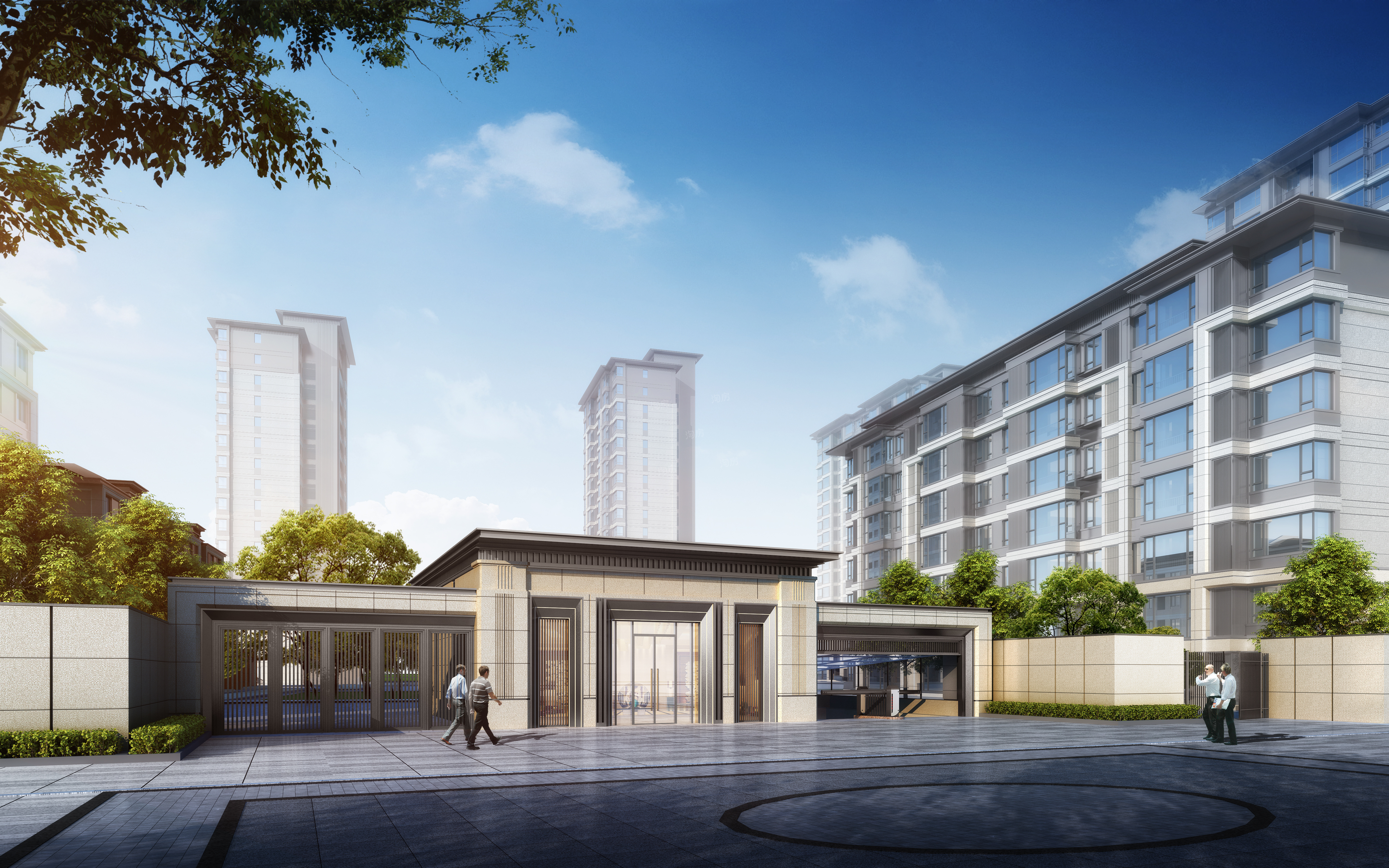 万科正定文化村效果图