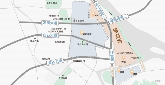 粤海城位置图