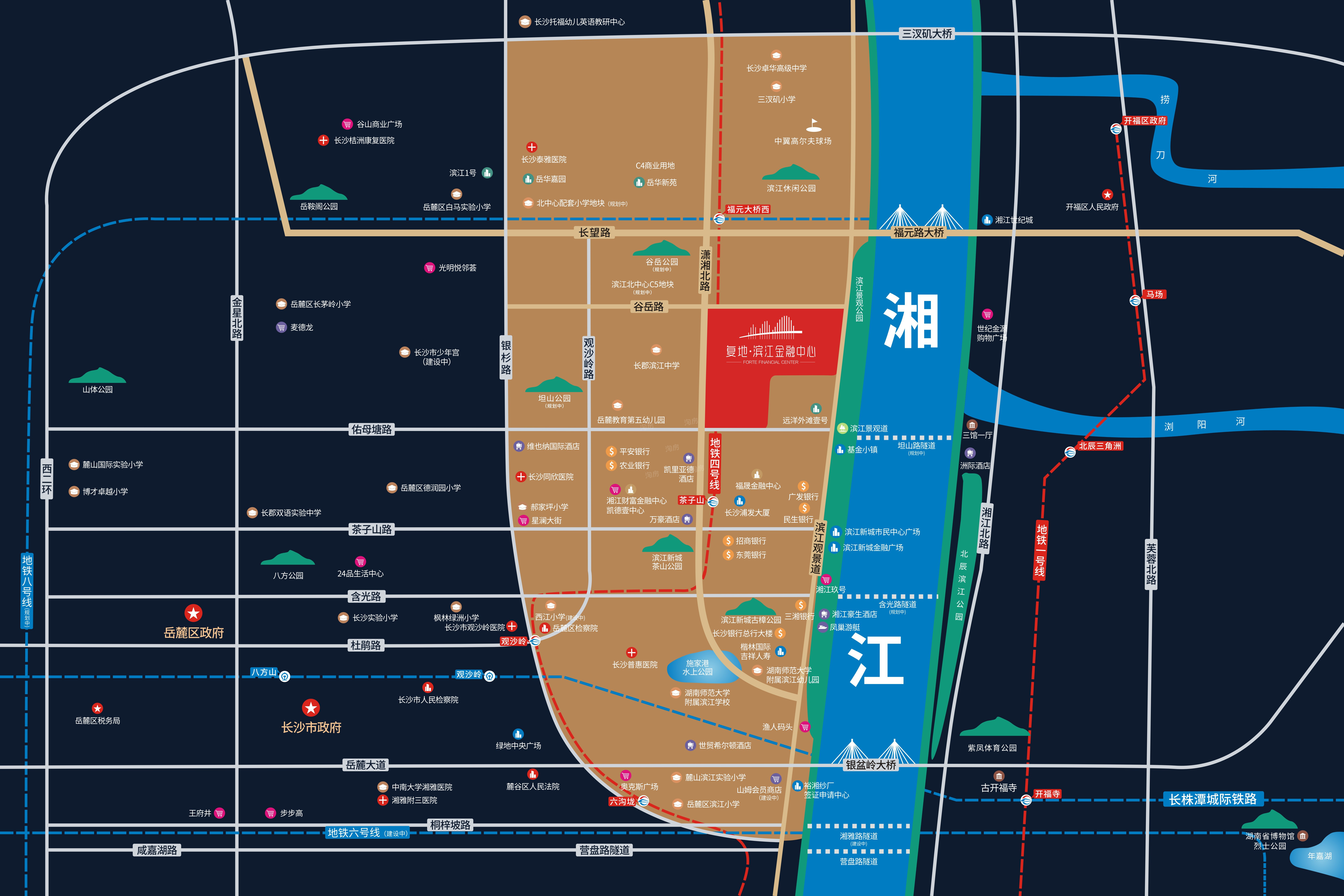 复地·滨江金融中心位置图