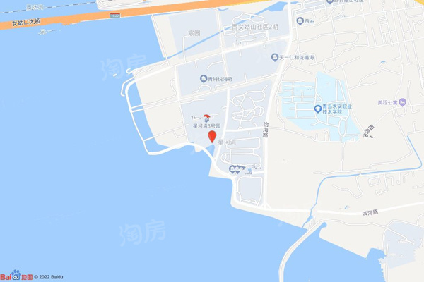 青岛星河湾位置图