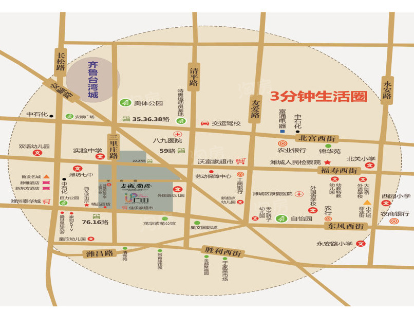 上城国际位置图