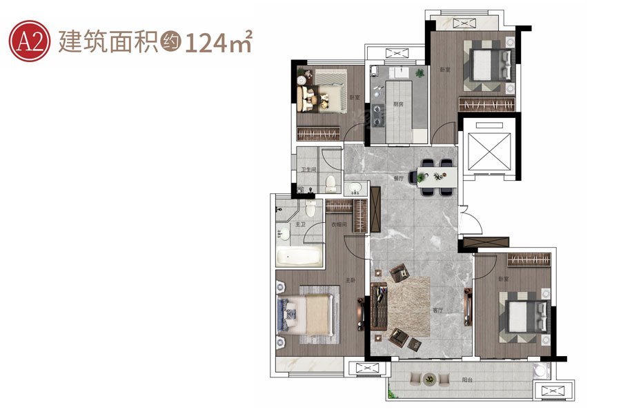 金辉优步星樾5室2厅2卫