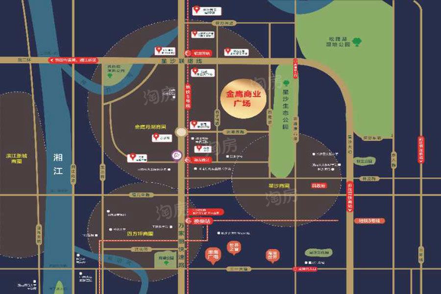 金鹰商业广场位置图