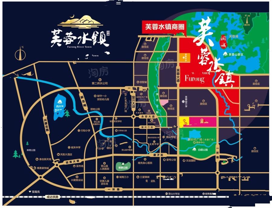 芙蓉水镇文旅产业园位置图