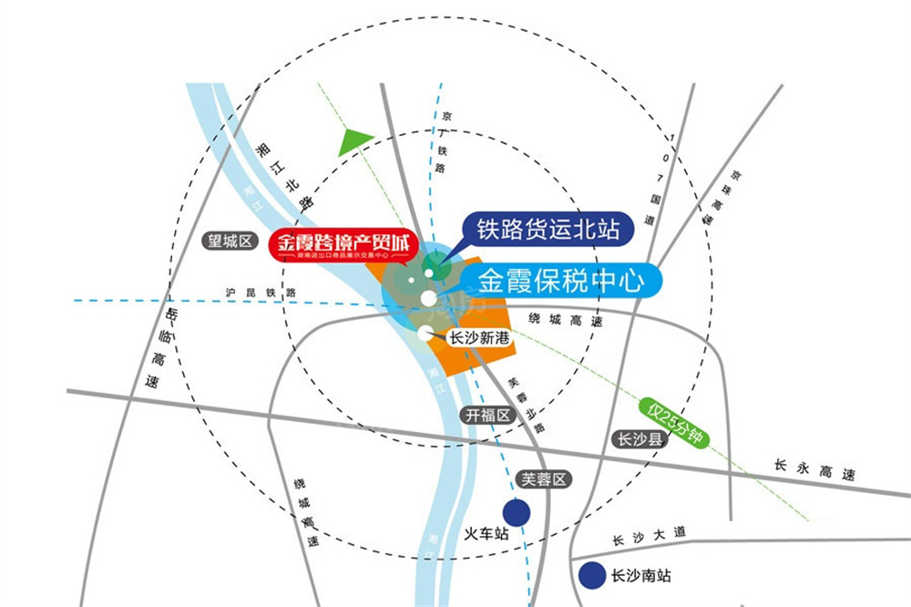 金霞跨境产贸城位置图