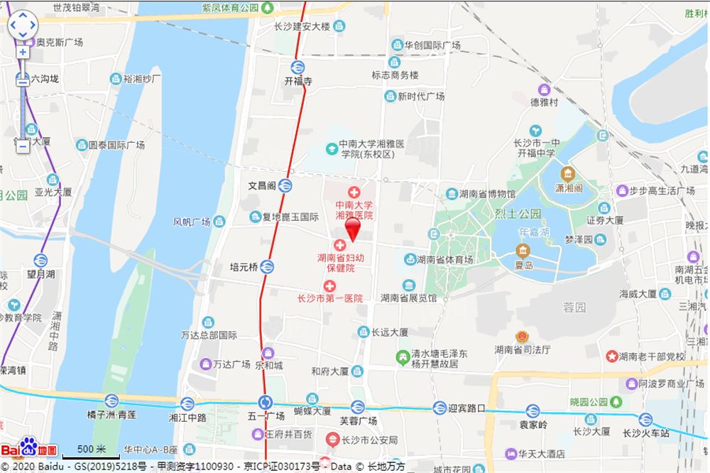 泊富国际广场公寓位置图