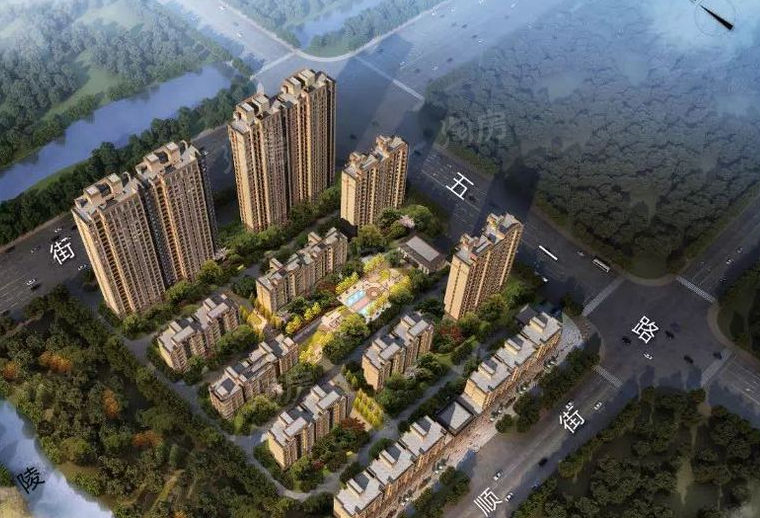 万象水岸香郡建面约95㎡-144㎡户型在售中！
