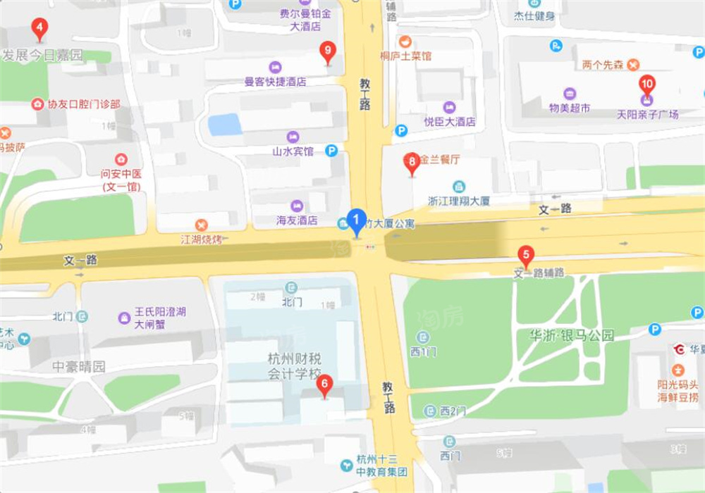 中冶锦绣公馆位置图