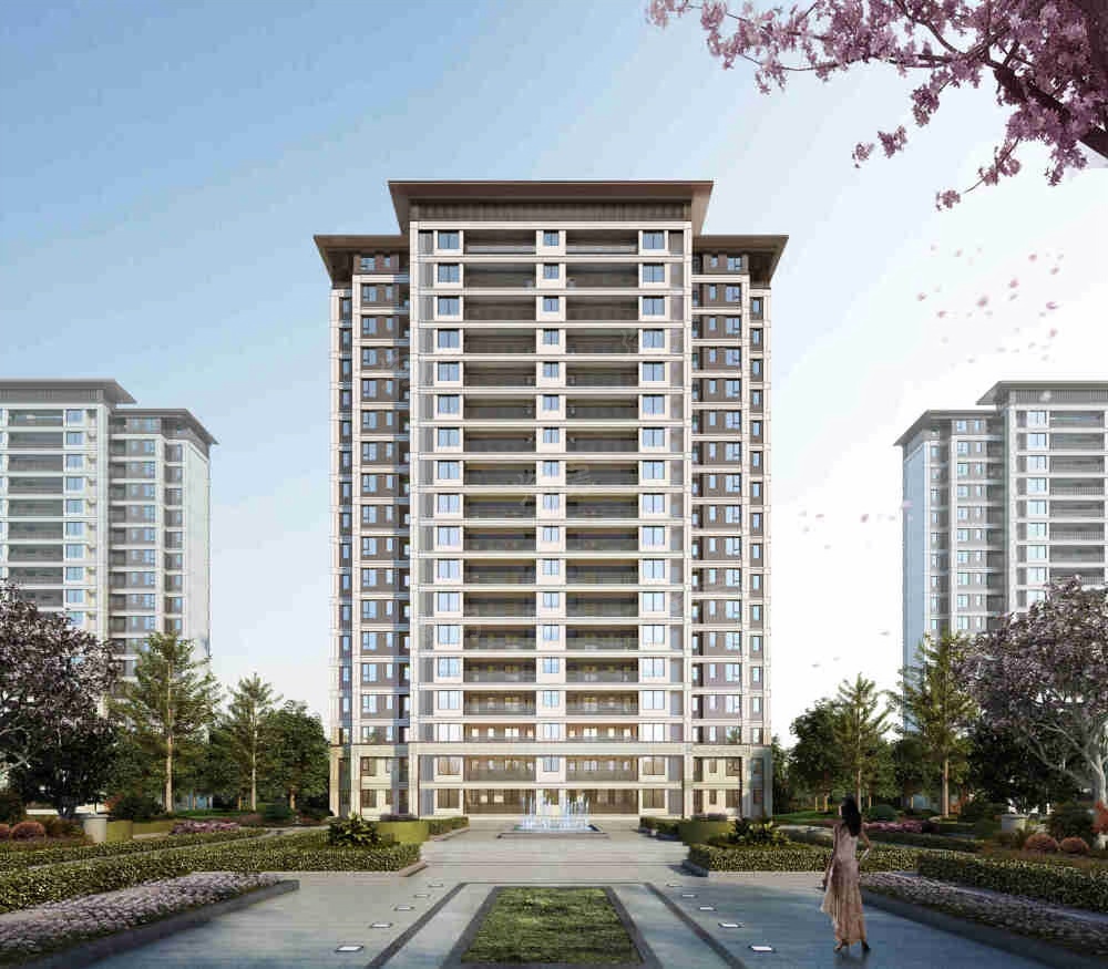 金地湖城风华效果图