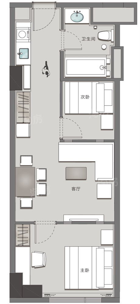 兰州蘭园2室2厅1卫