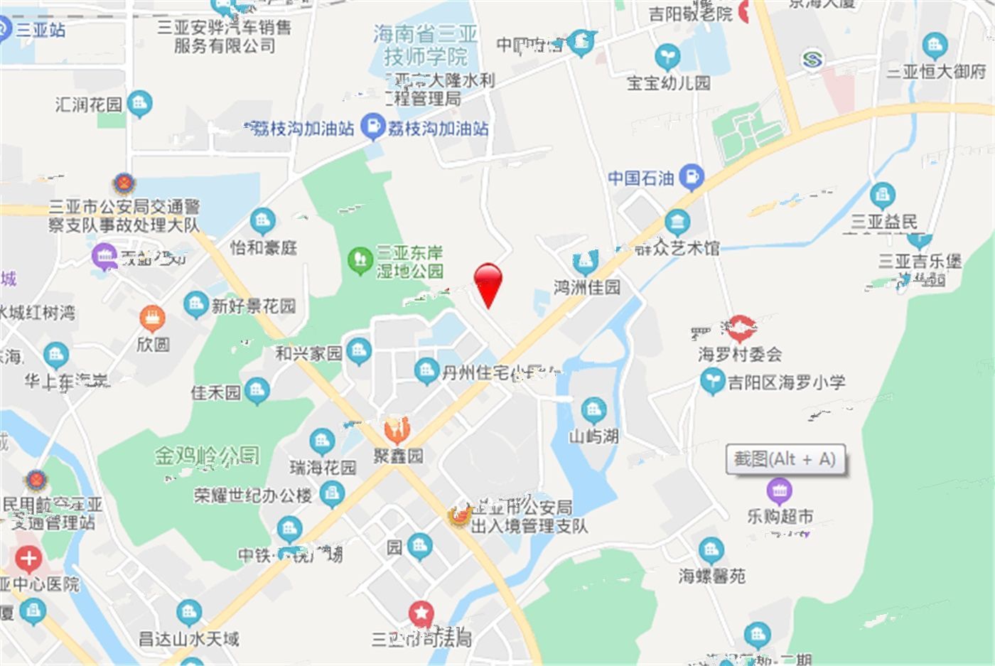 中粮三亚大悦中心位置图