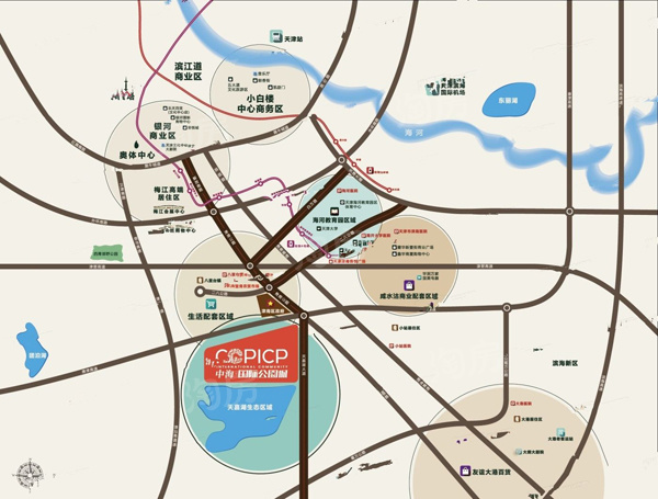 中海国际公园城位置图