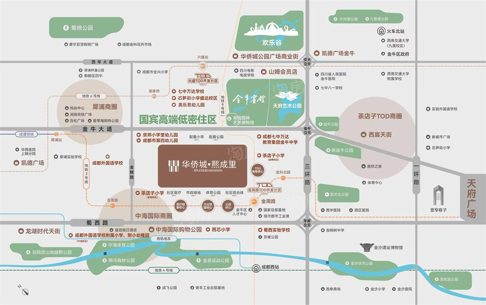 华侨城熙成里位置图