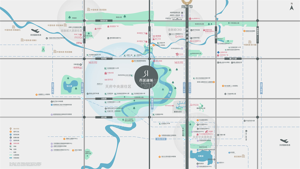 中国铁建西派融城位置图