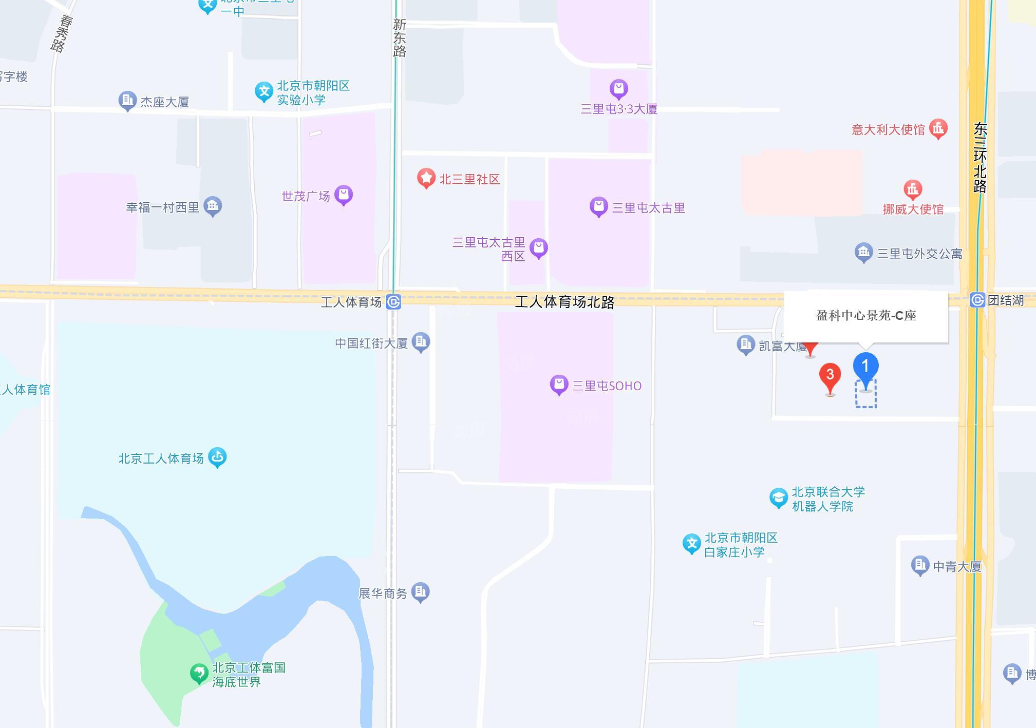 盈科中心景苑地图位置