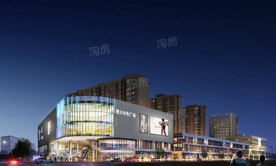 博大中央广场效果图