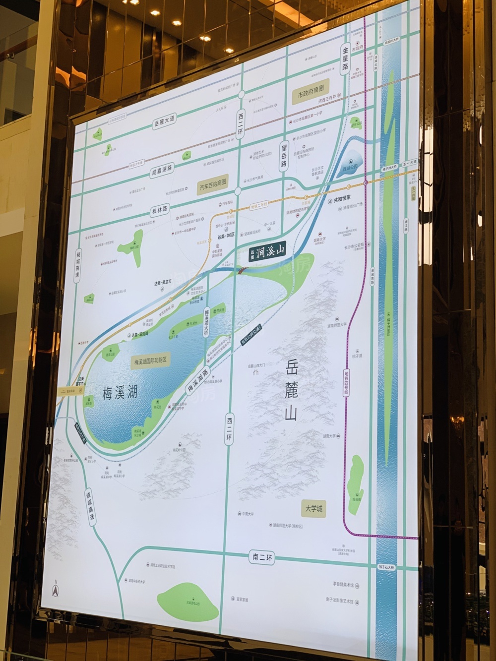 达美·涧溪山位置图