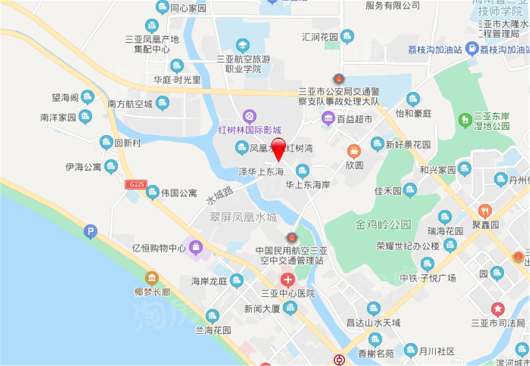 凤凰水城海外滩电子地图