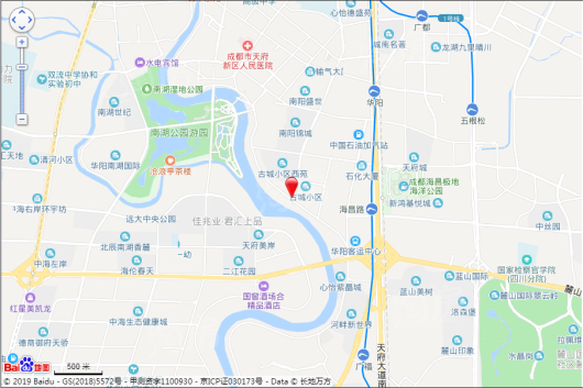 天府滨江中心电子地图