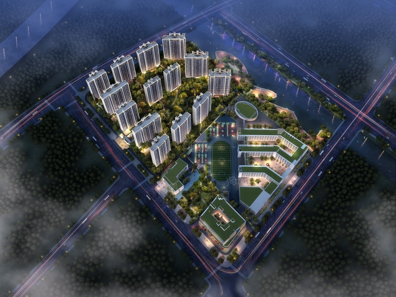 中国铁建未来城主力户型为77㎡-103㎡