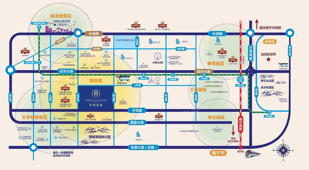 学府豪庭位置图