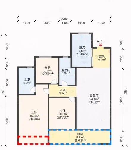 绿城宸岸栖月3室2厅2卫