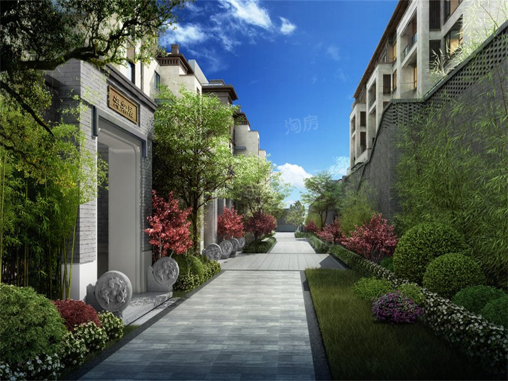 世茂泰禾广州院子在增城,目前的均价26000元/㎡,绿化率为30%,容积率是