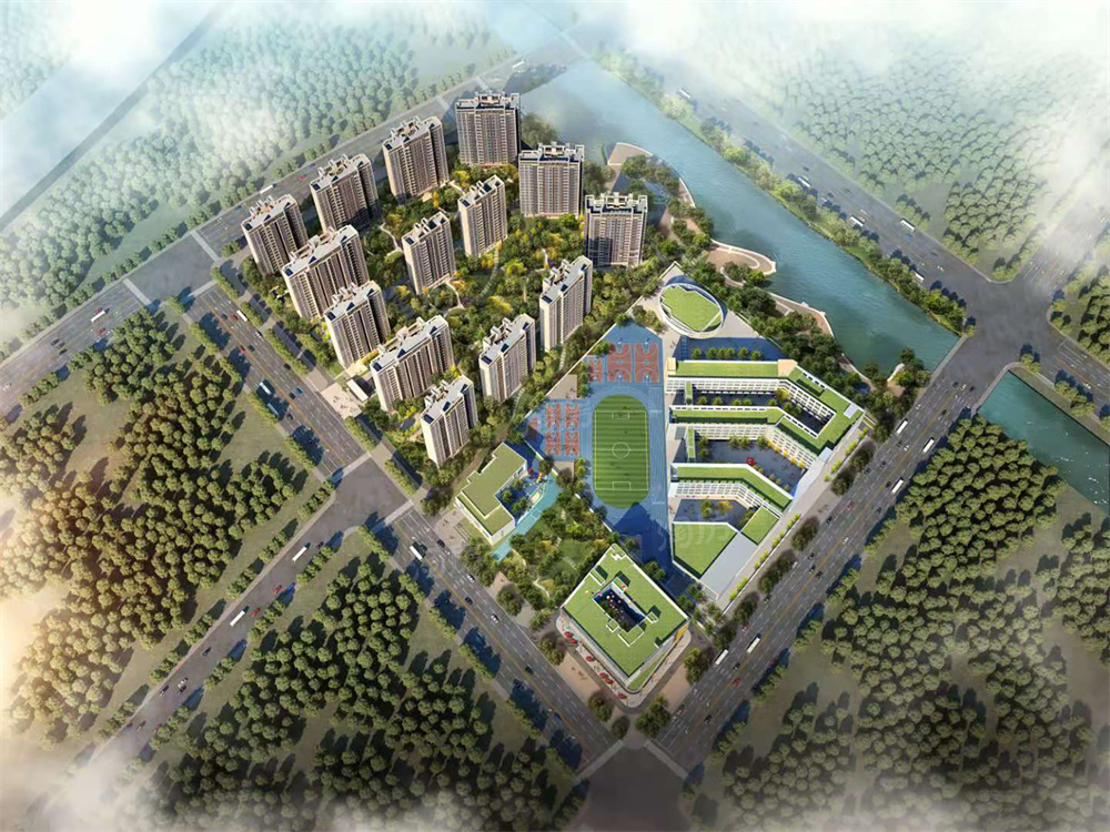 中国铁建未来都市花园效果图