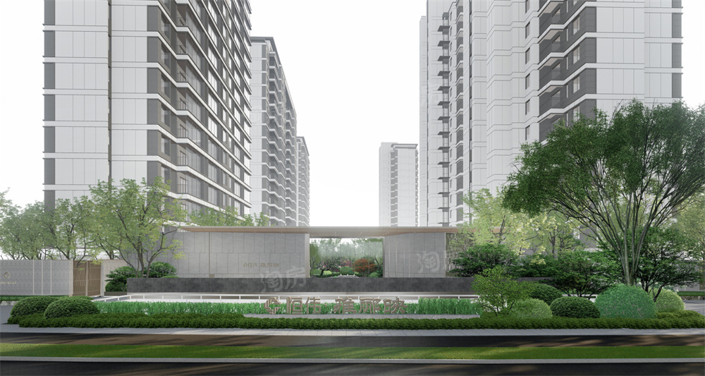 城发恒伟雅郦映效果图