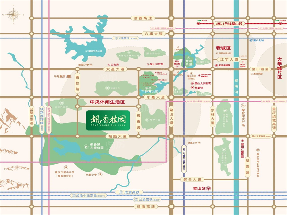 枫香桂园位置图