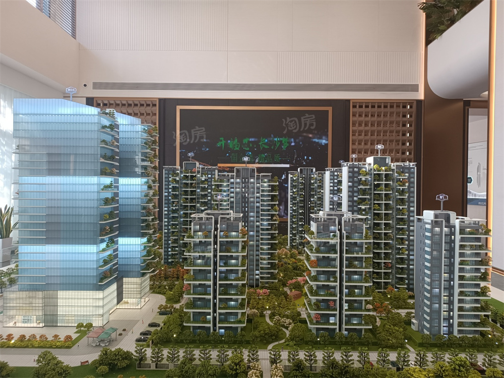 城投揽江院子实景图