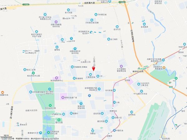 中国铁建双楠樾府位置图