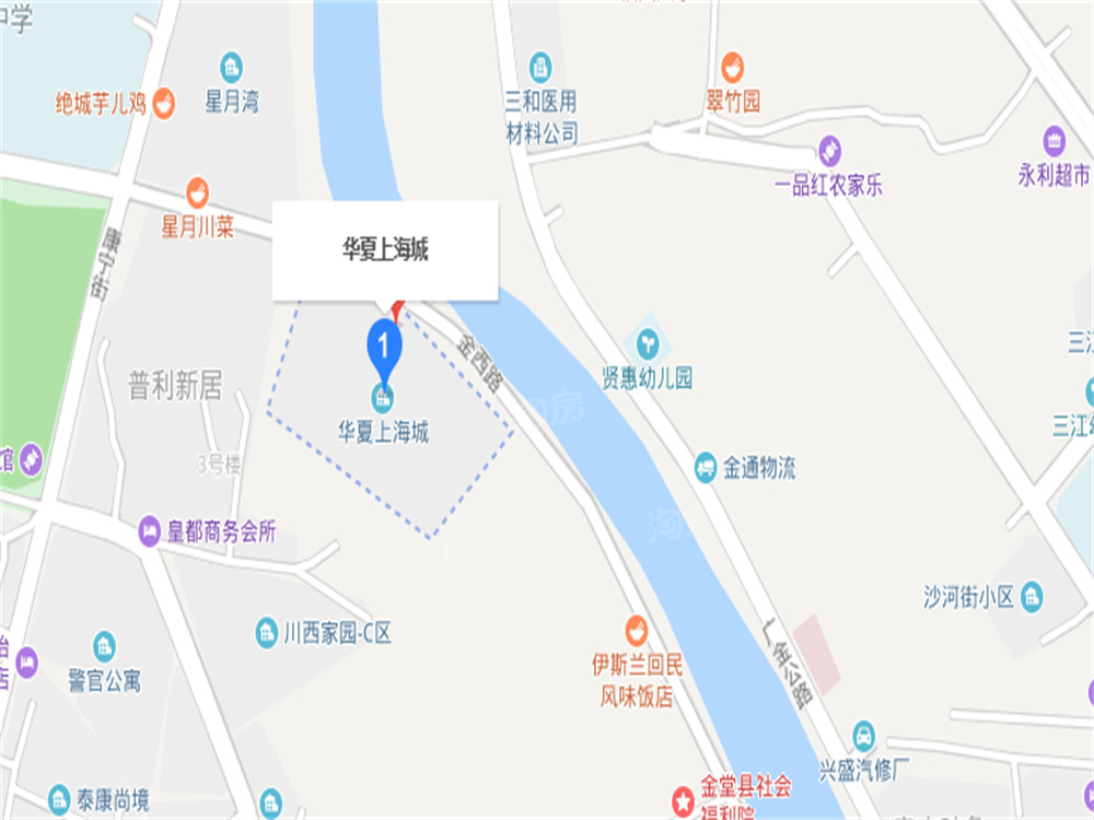 华夏上海城位置图