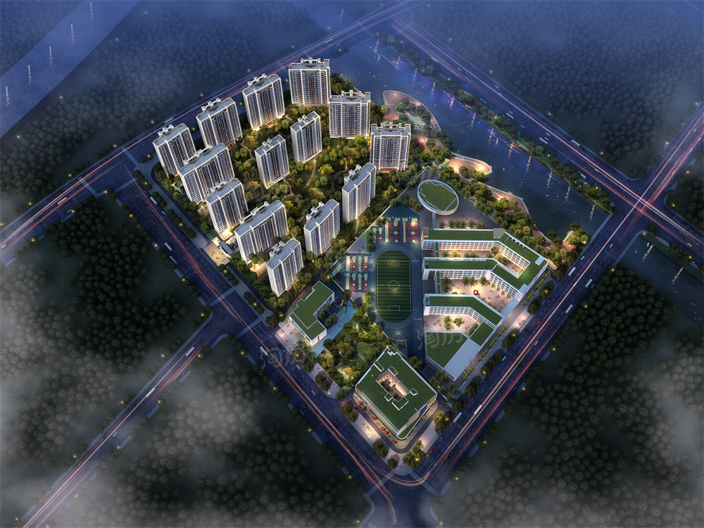 中国铁建未来都市花园效果图