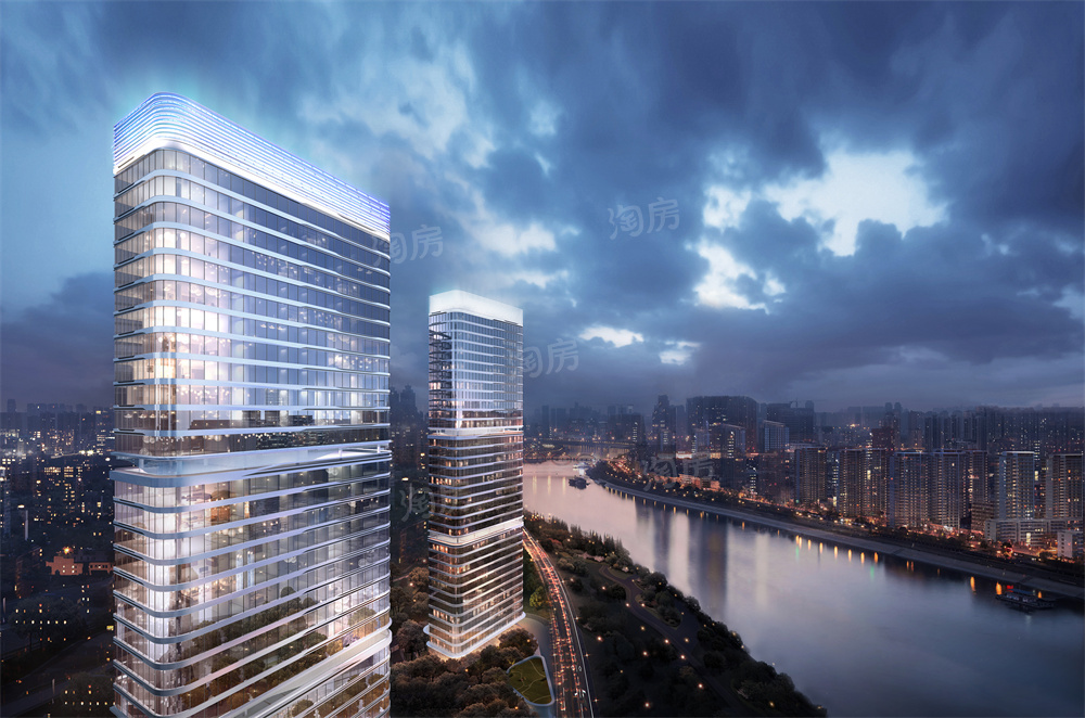 旭辉·铂悦湘江效果图