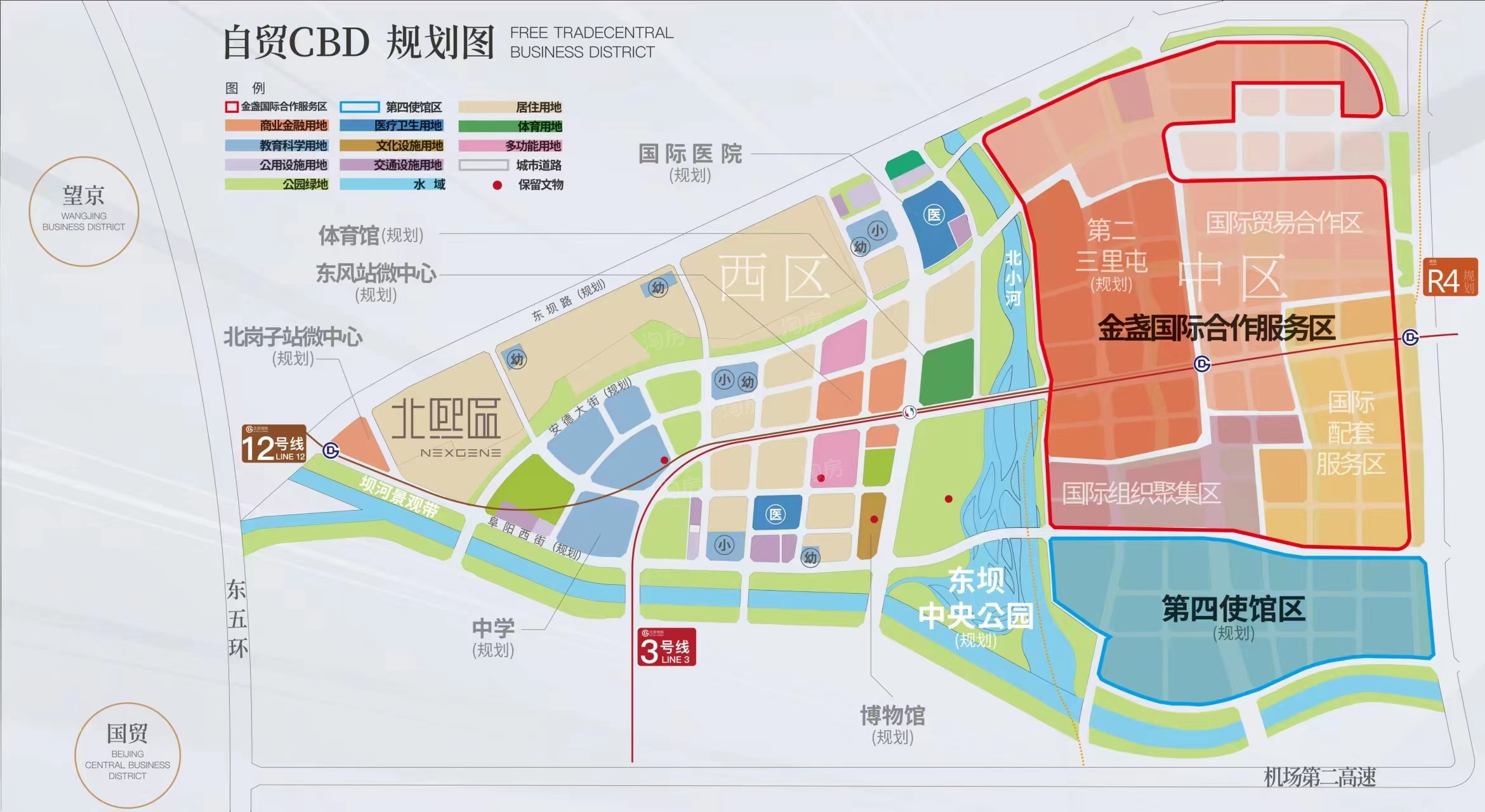 京投发展北熙区位置图