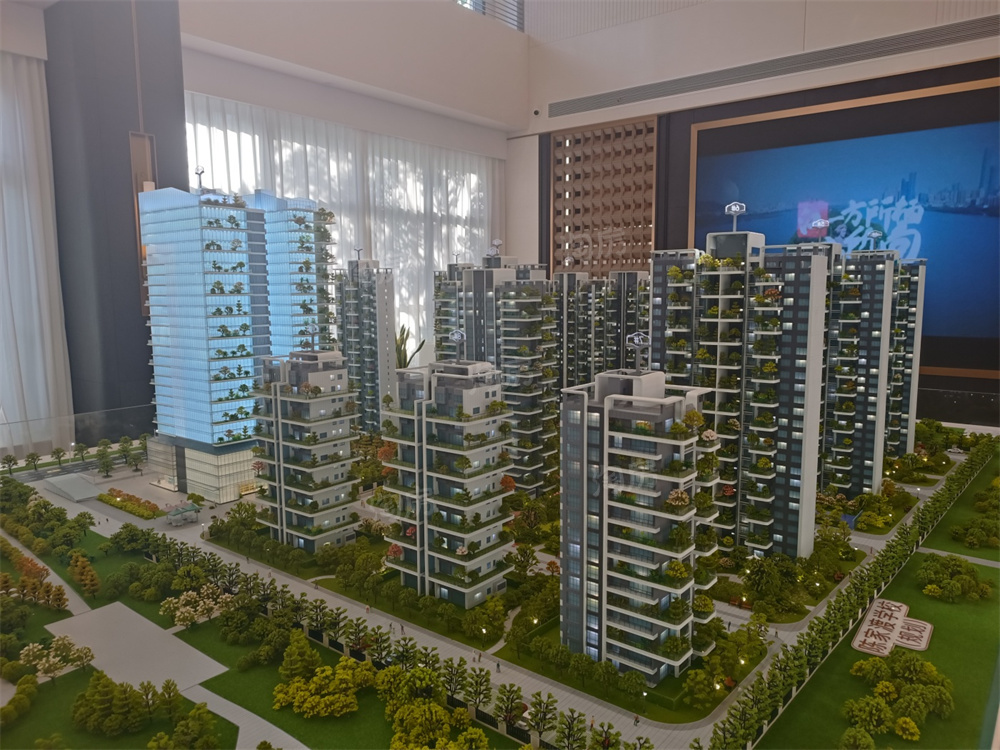 城投揽江院子实景图