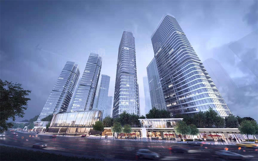 旭辉·铂悦湘江效果图