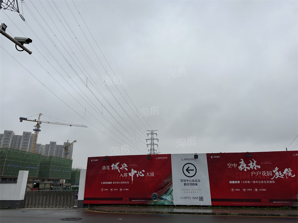 城投揽江院子实景图