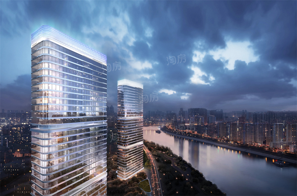 旭辉·铂悦湘江效果图