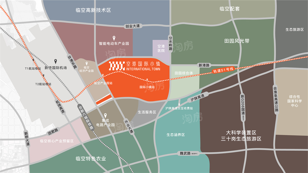 华侨城空港国际小镇·水岸8号位置图