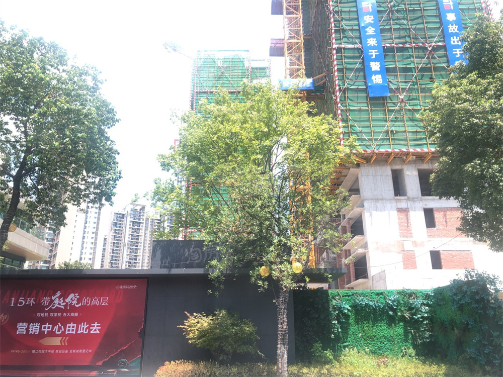 城投揽江院子实景图