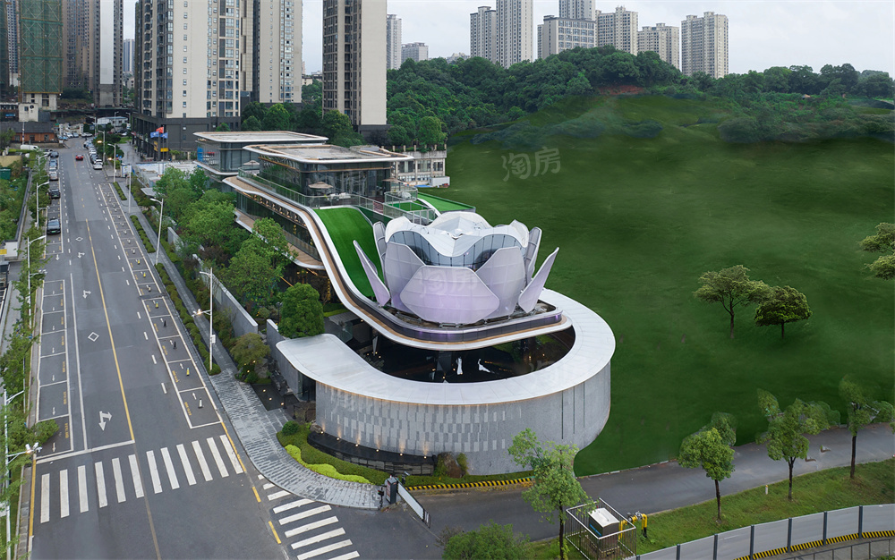 绿城凤起麓鸣实景图